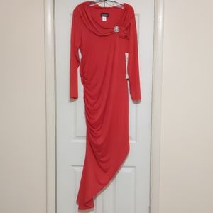 Red Ashro Cocktail Dress